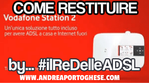 Restituzione modem vodafone