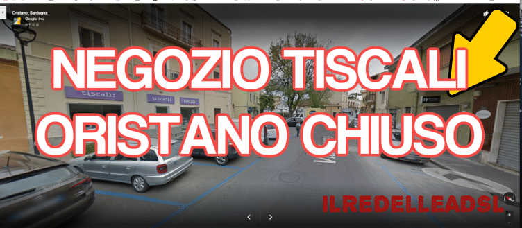 Negozio tiscali oristano chiuso