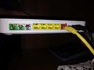 ftth bologna modem acqua retro