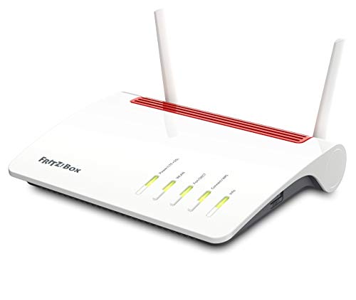 AVM FRITZ!Box 6890 LTE International - Modem Router LTE, VDSL, ADSL2 +, WiFi AC MU-MIMO, Mesh, WAN Gigabit, 4x Gigabit LAN, USB 3.0, centralino, VoIP, base DECT, interfaccia in italiano