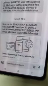 Tiscali Lancia Giga Illimitati sul Mobile a solo 4,99 euro per 30 giorni