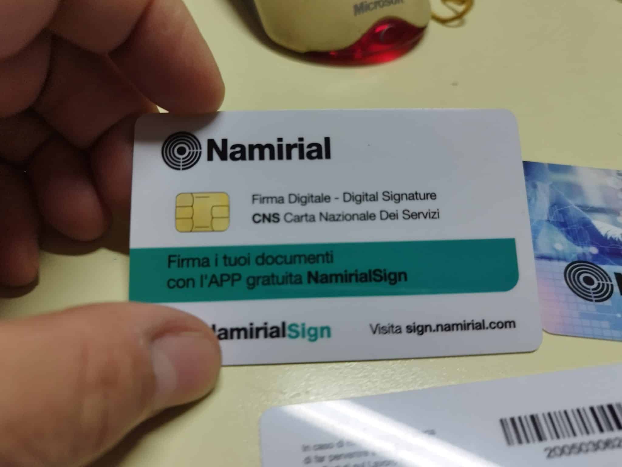 UNBOXING FIRMA ELETTRONICA QUALIFICATA #Namirial