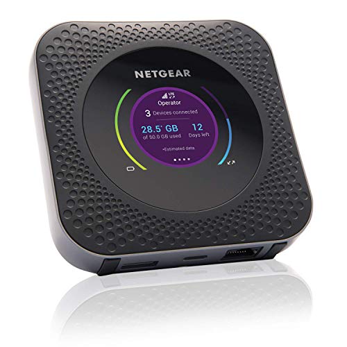 Netgear Nighthawk Router 4G (MR1100) Router WiFi Con Sim, WiFi Portatile per 20 Dispositivi, Velocità download fino a 1Gbps, Saponetta WiFi