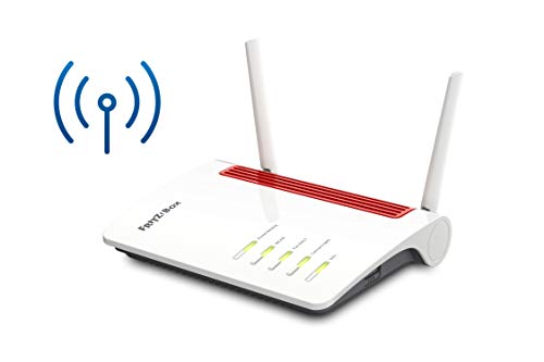 AVM FRITZ!Box 6850 LTE Edition International, Modem Router 4G/3G con Wi-Fi Dual Band fino a 1.266 Mbit/s, Mesh, 4x Gigabit Lan, 1x USB 3.0, VoIP, Base Dect, SIM Slot, Interfaccia in Italiano