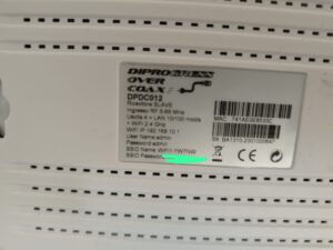 slave ricevente segnale internet cavo antenna