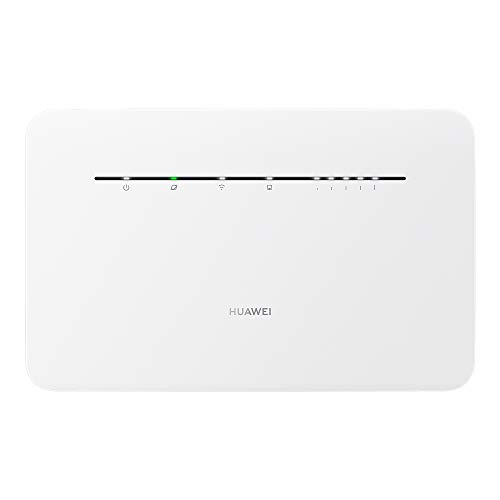 Huawei - Soyea 4G+ Router Mobile 4G Wi-Fi LTE (CAT. 7) Hotspot,Velocità di Download fino a 300 MBps, Supporta il Wi-Fi Dual Band,Selezione Automatica e il Beamforming,4 Porte Ethernet Gigabit