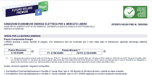 prezzo fisso 0,14 per 36 mesi e stai sicuro per 3 anni
