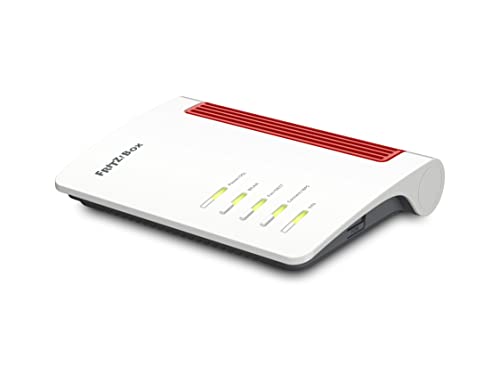 FRITZ!Box 7530 Ax Edition International, Modem Router Wi-Fi 6 Dual Band Fino A 2.400 Mbit, S, Adsl, Vdls Fino A 300 Mbit, S, Mesh, Base Dect, Media Server, Interfaccia In Italiano, Bianco