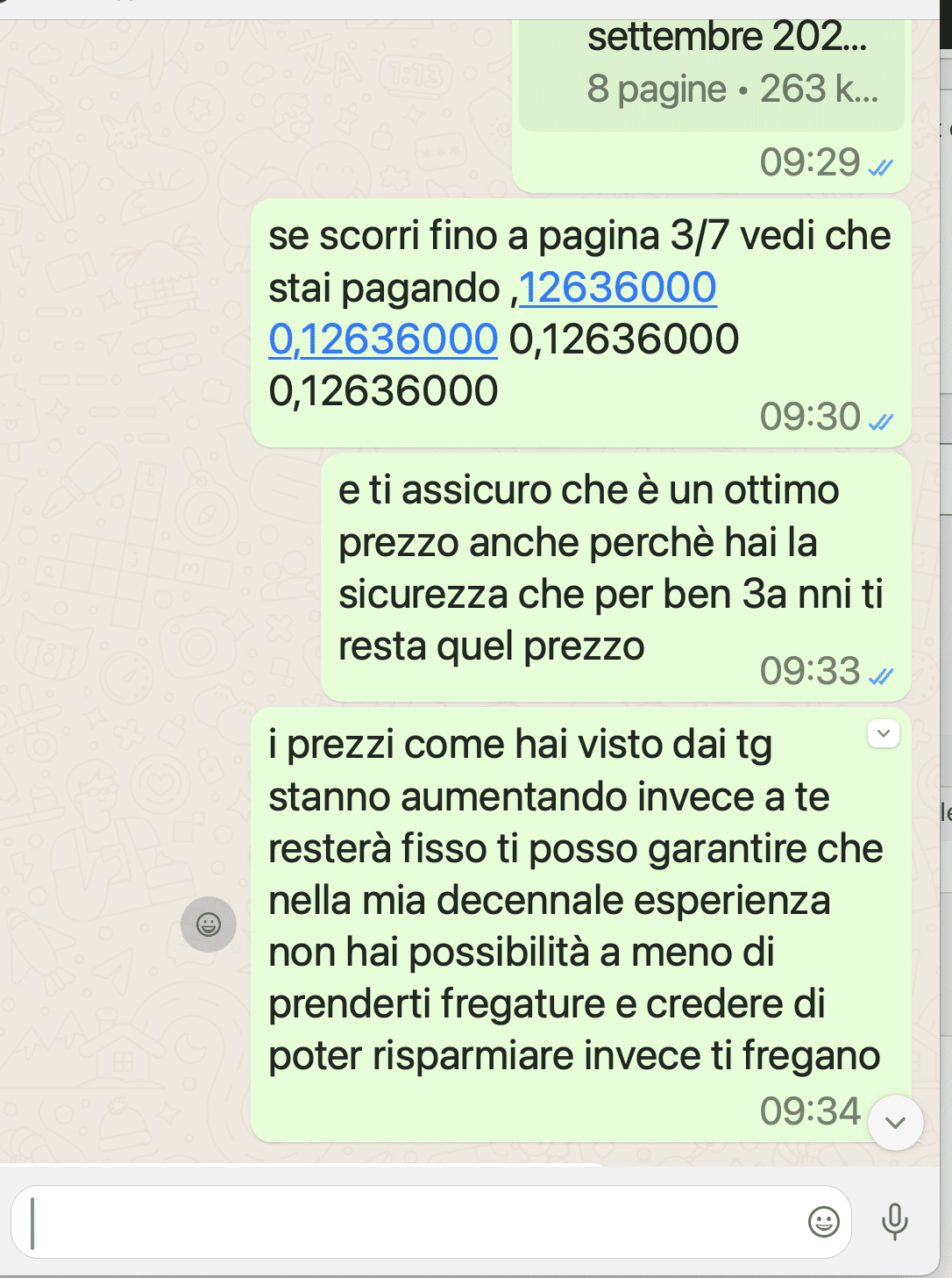 chat energia elettrica cagliari conviene il prezzo fisso