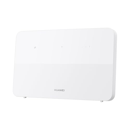 HUAWEI Router 4G+ CPE 5, B636, Router SIM LTE, Cat 7+, DL 400Mbps/UL 200Mbps, Wi-Fi 6 AX3000, 1 LAN/WAN+3 LAN, Copertura del Segnale di Livello Industriale, 30 Mesi di Garanzia