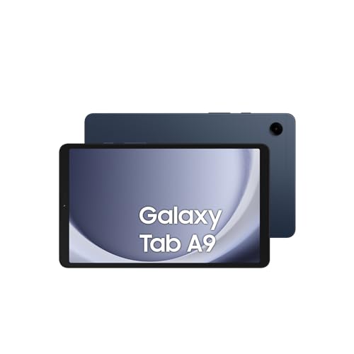 Samsung Galaxy Tab A9, Display 8.7" TFT LCD PLS, Wi-Fi, RAM 4GB, 64GB, 5.100 mAh, MediaTek MT8781, Android 13, Navy, [Versione italiana] 2023