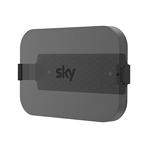 Sportlink Sky Q Mini Box Staffa Supporto a clip per montaggio a parete – Zero perdita di segnale remoto mantiene la scatola fresca con accessori inclusi