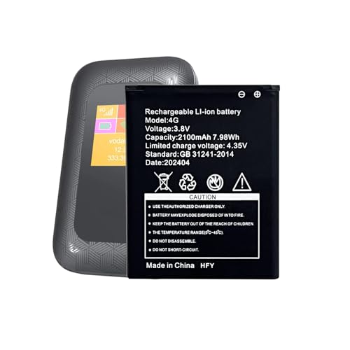 MUKUZI Batteria compatibile con Tenda 4G185 Mobile WLAN Router 4G LTE & Tenda 4G180 Mobile WLAN Router (ricambio per 4G185 4G180)