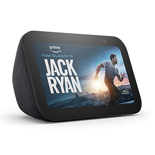 Ricondizionato Certificato|Echo Show 5 (Ultimo modello) | Schermo touch intelligente e compatto, con Alexa: controllo della Casa Intelligente e molto altro | Antracite