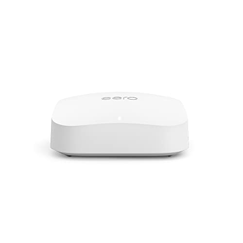 Router wi-fi mesh Amazon eero Pro 6E | Ethernet 2,5 Gbps | Fino a 190 m² | Connessione di oltre 100 dispositivi | Ideale per streaming, lavoro e gaming | Confezione da 1 | Modello 2022