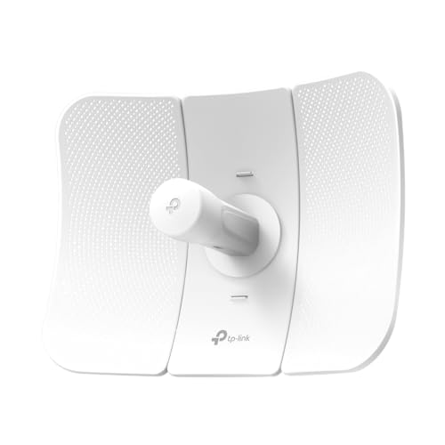 TP-Link CPE710 Outdoor Access Point Esterno Wi-Fi 5GHz AC 867Mbps 23dBi Outdoor CPE, 5Ghz 23dBi, Passive Poe, Collegamenti Wi-Fi a Lunga Distanza, Funziona in Coppia, Multicolore