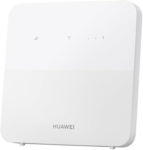 HUAWEI 4G CPE 5s, B320, Router LTE con SIM, Cat. 4, LTE a 200 Mbps/Wi-Fi a 300 Mbps, porta LAN/WAN, 30% di copertura del segnale della stazione in più, 30 Mesi di Garanzia