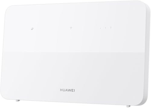 HUAWEI Router 4G+ CPE 5, B636, Router SIM LTE, Cat 7+, DL 400Mbps/UL 200Mbps, Wi-Fi 6 AX3000, 1 LAN/WAN+3 LAN, Copertura del Segnale di Livello Industriale, 30 Mesi di Garanzia