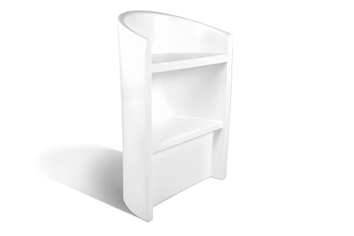 Kloris Bancone Reception, Ristorante, Negozio, Polietilene, 2 Ripiani, per Interni ed Esterni