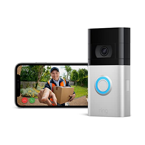 Ring Video Doorbell 3 di Amazon | Videocitofono in HD, rilevazione avanzata del movimento e facile installazione | Include un periodo di prova gratuita di 30 giorni del piano Ring Protect