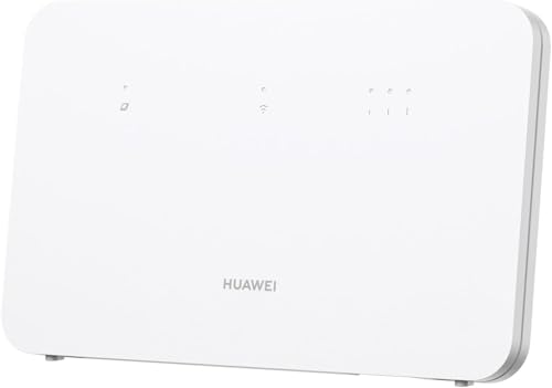 Router Huawei 4G CPE 3, B530, router LTE SIM, Cat 7, DL 300 Mbps/UL 100 Mbps, Wi-Fi AC1300, porta GE, dual band, gestione intelligente visualizzata, 30 Mesi di Garanzia