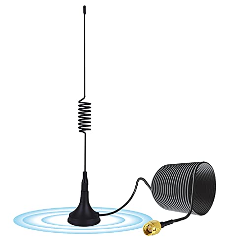 SMA Antenna 4G LTE, 10dBi Omnidirezionale Antenna de rete con connettore SMA Male, Base Magnetica, per 3G/4G/5G/GSM/GPRS/LTE/Router 4G/ Tim Vodafone/Modem/Telecamera