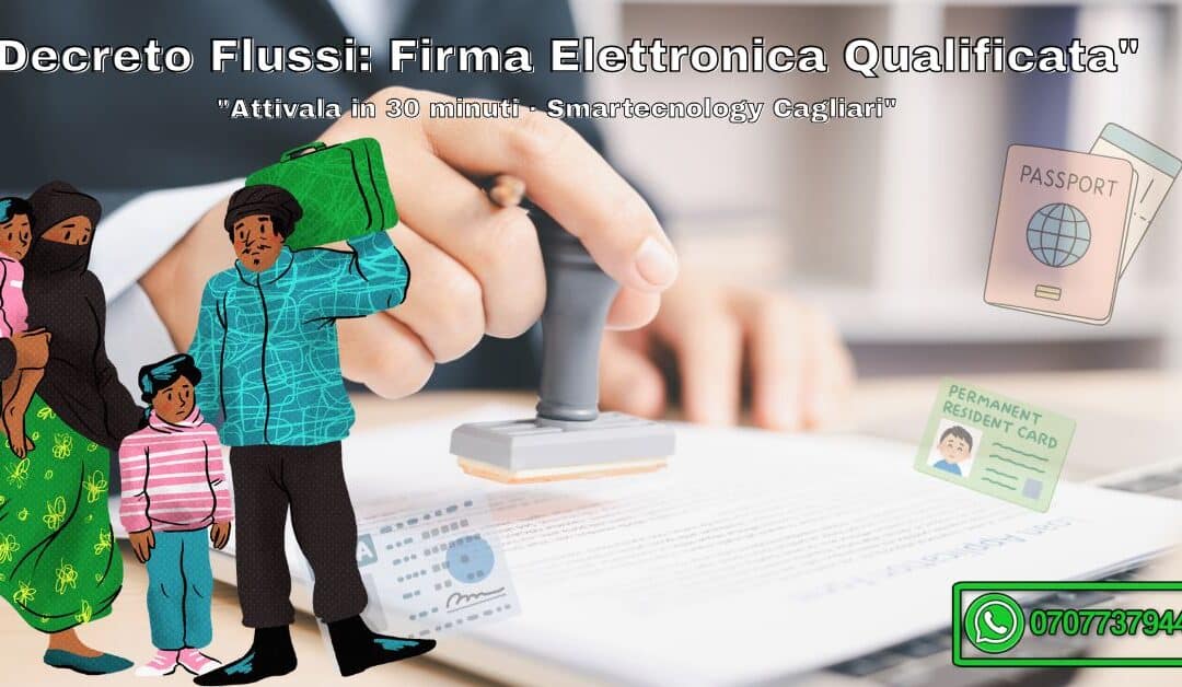 Cagliari: Decreto Flussi. Firma Elettronica Qualificata Attivala in 30 minuti