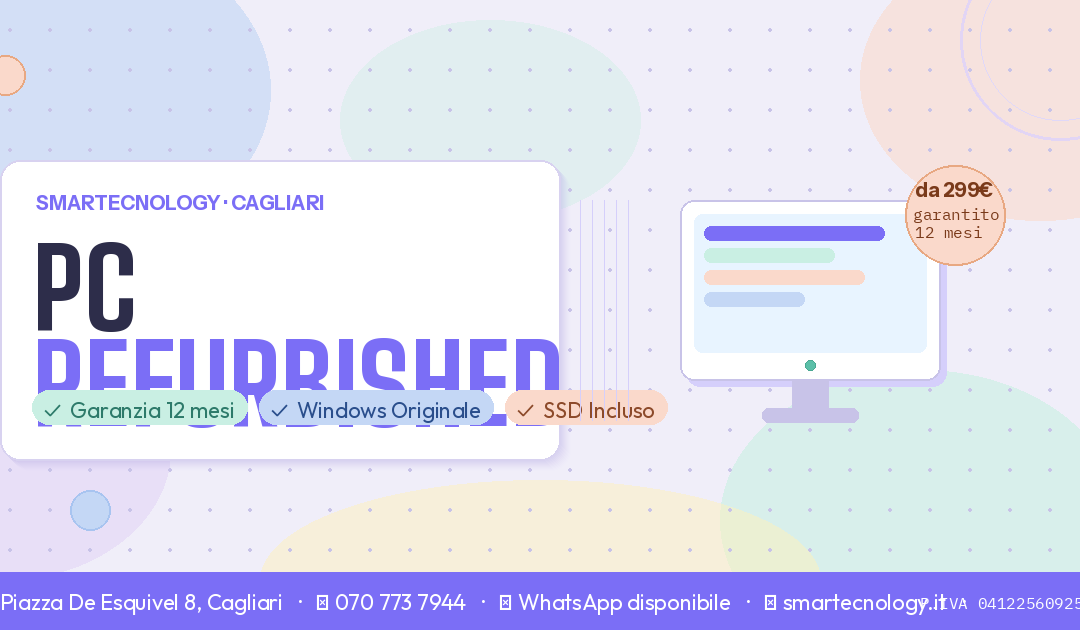 PC Refurbished Cagliari | Garantiti 12 mesi