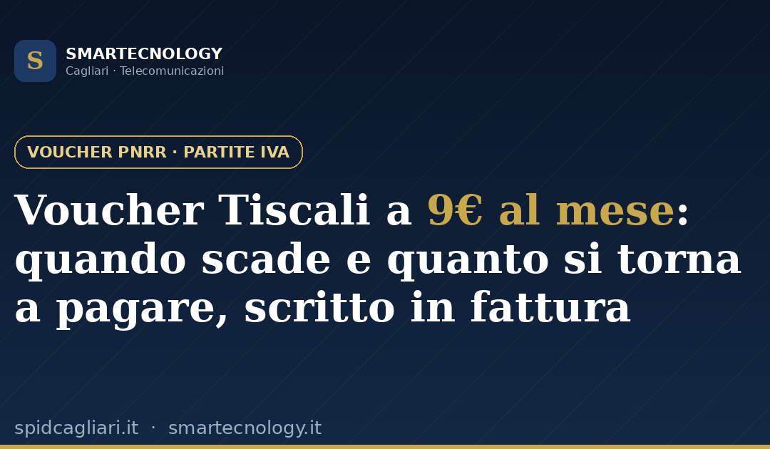Voucher Tiscali Partita IVA. Cosa succede allo scadere nel 2027!
