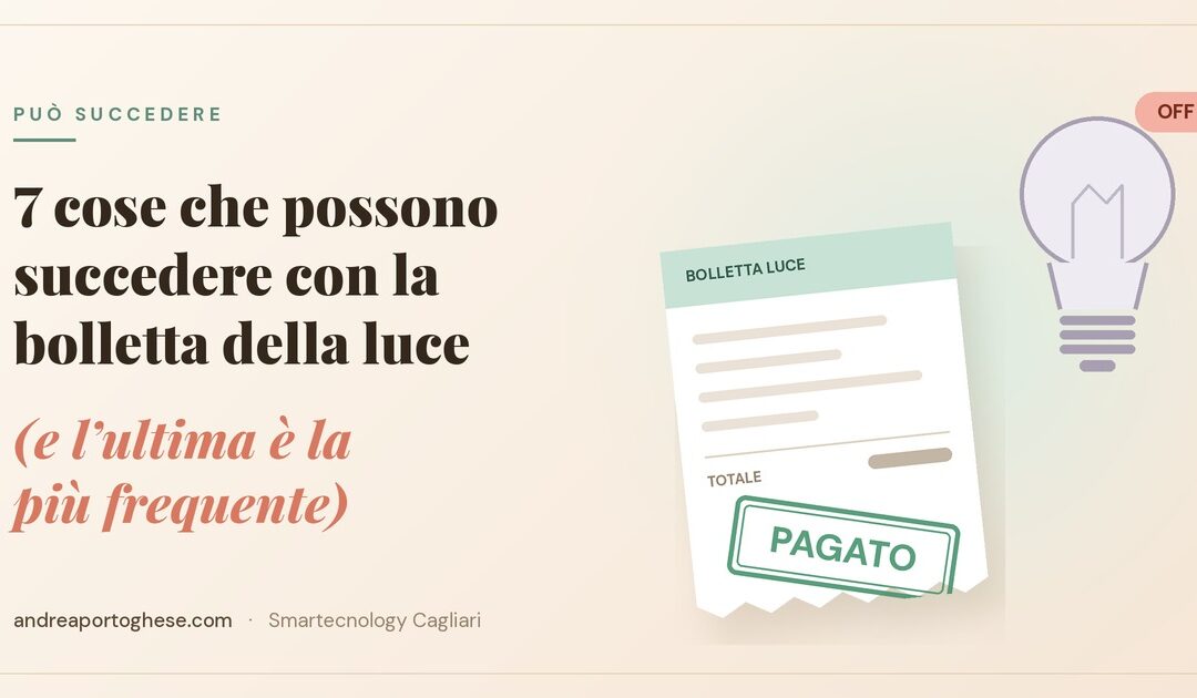 Hai pagato la bolletta ma la luce è staccata lo stesso